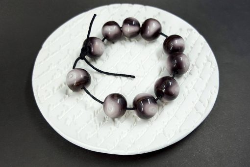 10 pcs Sanded & Buffed Round Beads (Polymer Clay) #7602