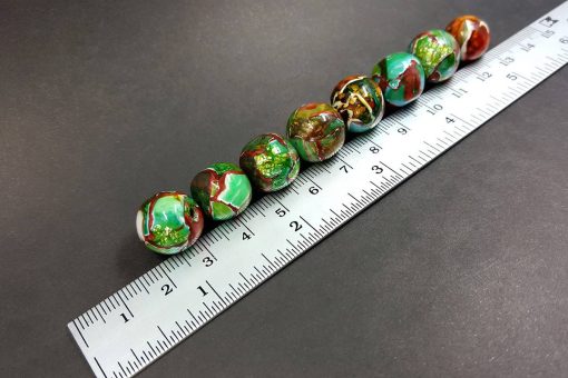 8 pcs Jade Sanded & Polished Beads (Polymer Clay) #7636