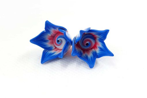 Flowers Beads by Millefiori Technique, Polymer Clay #6992