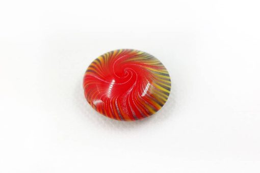 Shining Cabochon Beads by Millefiori Technique #7124