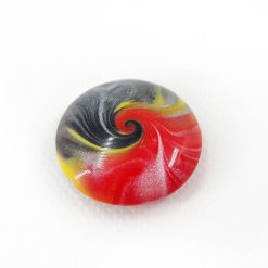 Cabochon Shining Bead, Millefiori Technique #7125