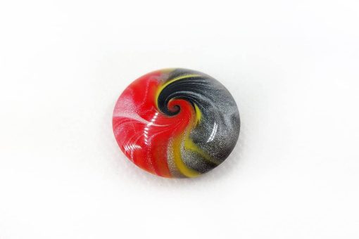 Cabochon Shining Bead, Millefiori Technique #7126