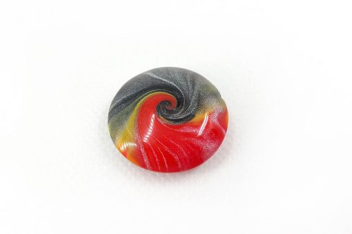 Cabochon Shining Bead, Millefiori Technique #7127