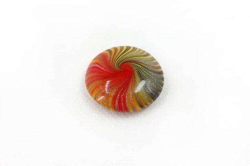 Cabochon Bead by Millefiori Technique, Polymer Clay #7134