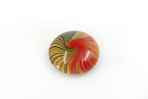 Cabochon Bead by Millefiori Technique, Polymer Clay #7135