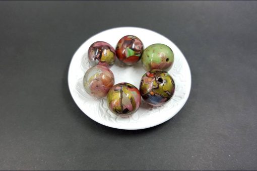 6 pcs Handmade Polymer Clay Beads #7168