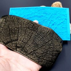 Silicone Texture Cracked Wood #2 - 110x70mm #170403