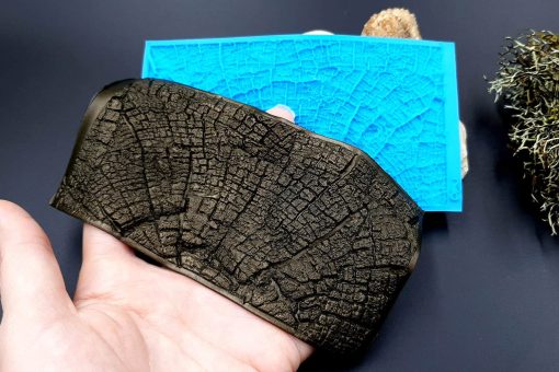 Silicone Texture Cracked Wood #2 - 110x70mm #170403