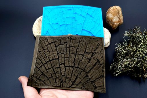 Silicone Texture Cracked Wood - 110x85mm #10369