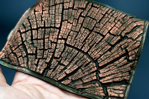Silicone Texture Cracked Wood - 110x85mm #10373