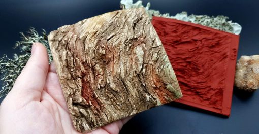 Silicone Texture Drift Wood #2 - 95x90mm - 画像 (2)