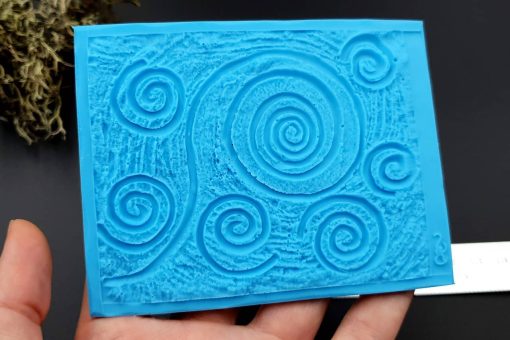 Silicone Texture Starry Night - 100x78mm - Image 4