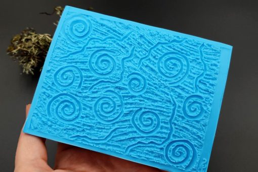 Silicone Texture Art Swirls - 111x85mm - Image 7