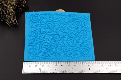 Silicone Texture Art Swirls - 111x85mm - Image 3