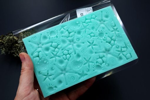 Silicone Texture Crabs&Stars - 140x90mm - Image 11
