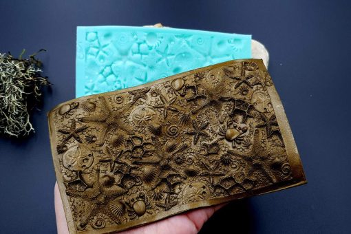 Silicone Texture Crabs&Stars - 140x90mm
