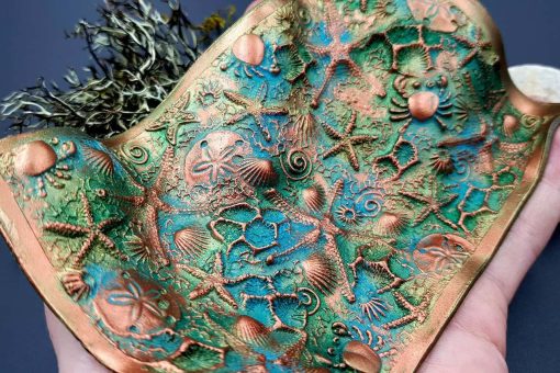 Silicone Texture Crabs&Stars - 140x90mm - Image 2