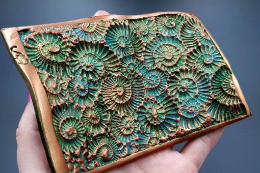 Silicone Texture Ammonites (Opposite) - 140x90mm - Image 2