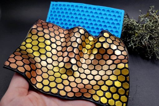 Silicone Texture Honeycomb (Opposite) - 111x80mm - 画像 (7)