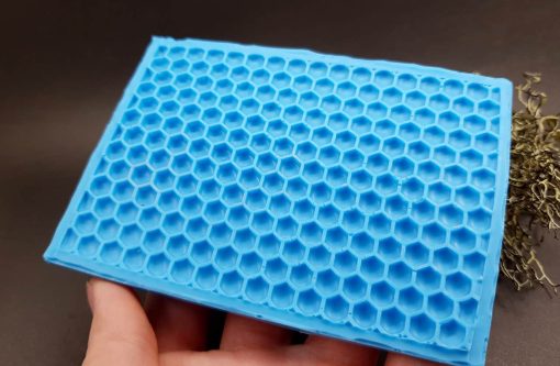 Silicone Texture Honeycomb (Opposite) - 111x80mm - 画像 (4)