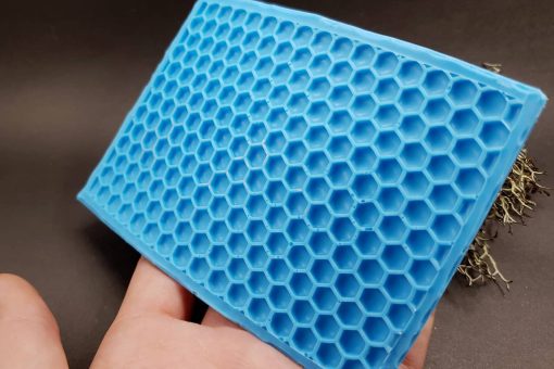 Silicone Texture Honeycomb (Opposite) - 111x80mm - 画像 (3)