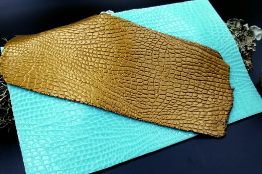 Silicone Texture Reptile Skin Leather - 180x110mm - Image 5