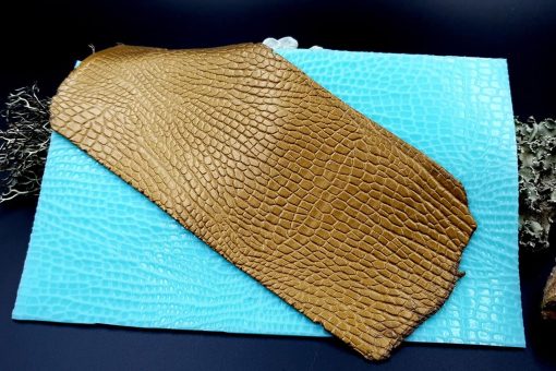 Silicone Texture Reptile Skin Leather - 180x110mm