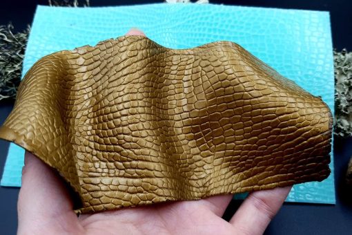 Silicone Texture Reptile Skin Leather - 180x110mm - Image 4