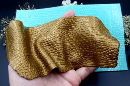 Silicone Texture Reptile Skin Leather - 180x110mm - Image 3