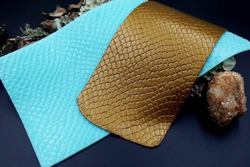 Silicone Texture Snake Skin Leather - 190x100mm - Image 5