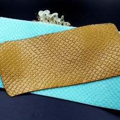 Silicone Texture Snake Skin Leather - 190x100mm