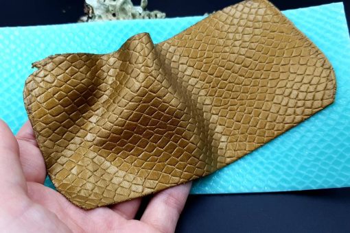 Silicone Texture Snake Skin Leather - 190x100mm - Image 3