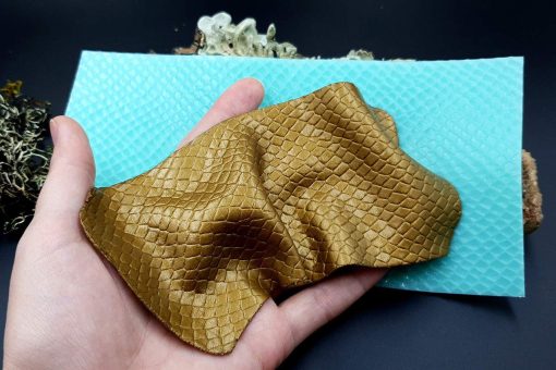 Silicone Texture Snake Skin Leather - 190x100mm - Image 2
