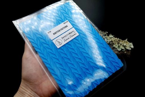 Knitted Pattern Silicone Texture - 180x120mm - Image 10