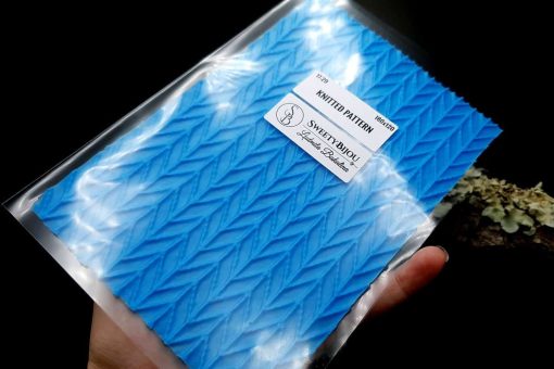 Knitted Pattern Silicone Texture - 180x120mm - Image 9
