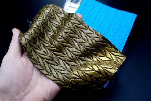 Knitted Pattern Silicone Texture - 180x120mm - Image 5