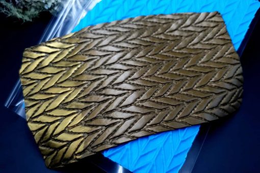 Knitted Pattern Silicone Texture - 180x120mm