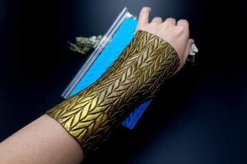 Knitted Pattern Silicone Texture - 180x120mm - Image 3