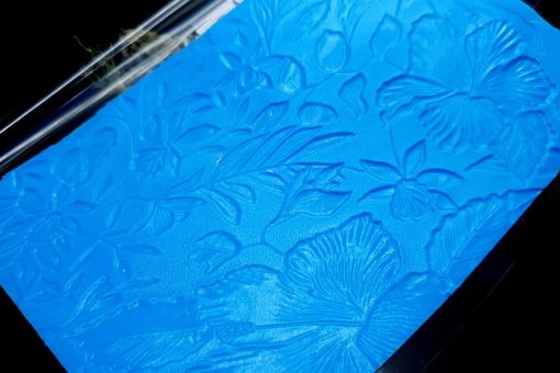 Hibiscus Flowers Silicone Texture - 180x120mm - Image 2