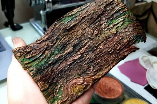 Silicone Texture Bark of Thai Pine Tree #2 #13116