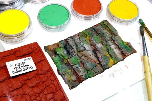 Silicone Texture Forest Tree Bark (Horizontal) #13136