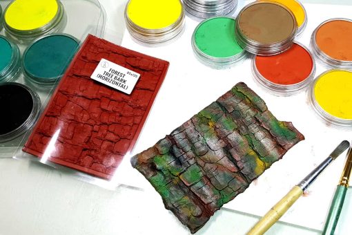 Silicone Texture Forest Tree Bark (Horizontal) #13137