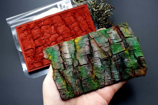 Silicone Texture Forest Tree Bark (Horizontal) #13138