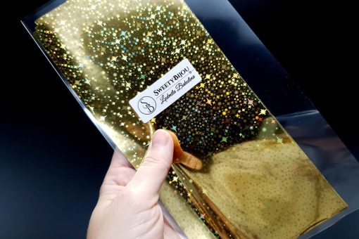 Gold Stars (10 pcs) (not for using on raw clay) #15269