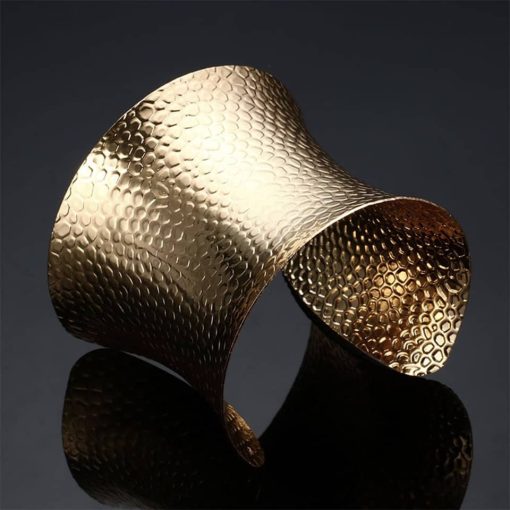 Golden color metal base for baking polymer clay bracelet #14058