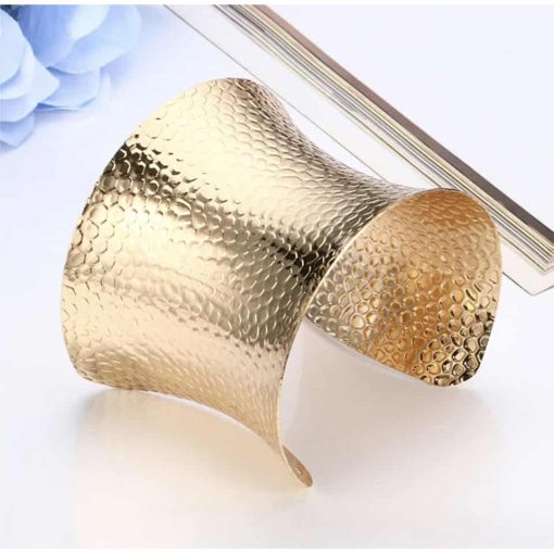 Golden color metal base for baking polymer clay bracelet #14066
