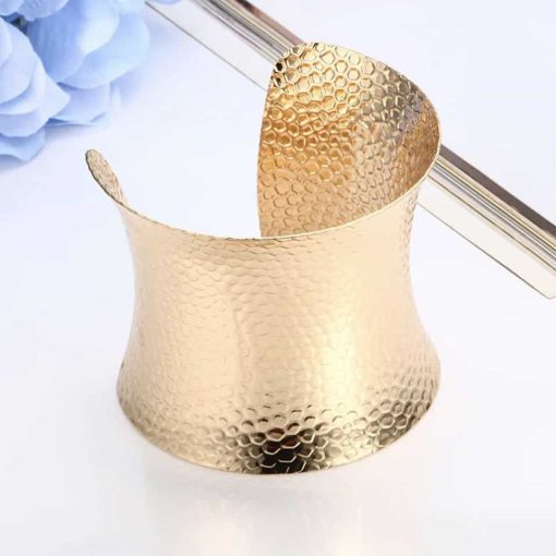 Golden color metal base for baking polymer clay bracelet #14069