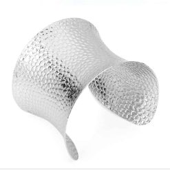 Silver color metal base for baking polymer clay bracelet #14053
