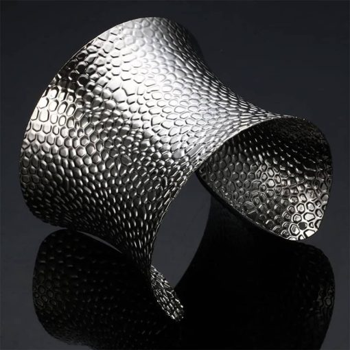Silver color metal base for baking polymer clay bracelet #14056