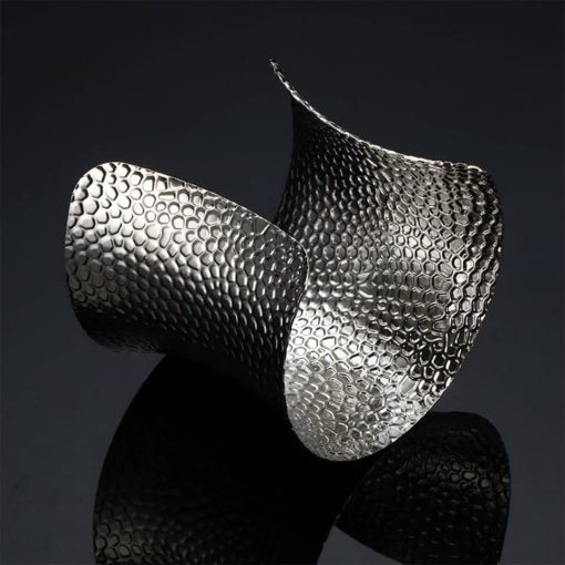 Silver color metal base for baking polymer clay bracelet #14060